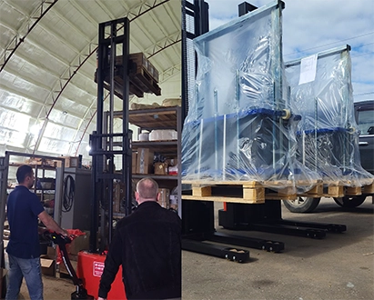 Тест-драйв складской техники на нашем складе в Димитровграде